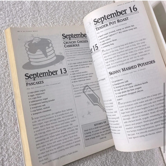 Vintage 365 Quick, Easy & Inexpensive Dinner Menus Cookbook - Picture 4 of 10